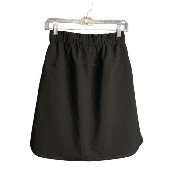 Lululemon On The Fly Skirt Size 4 Black - Picture 6 of 8